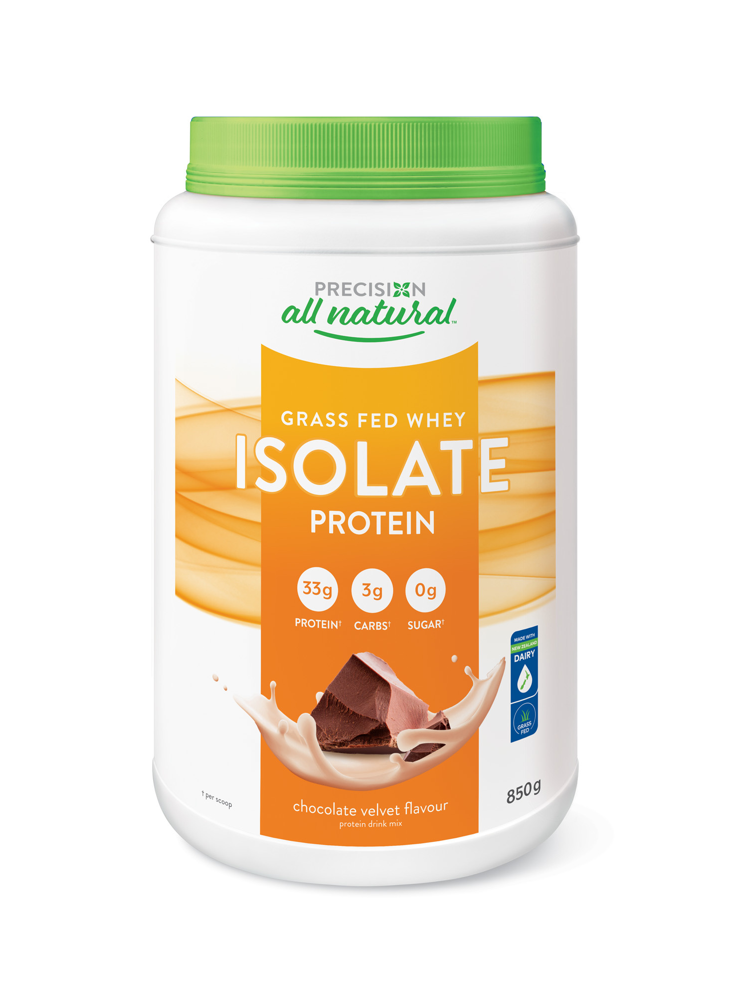 Precision All Natural - Whey Isolate - Chocolate Velvet - 375g