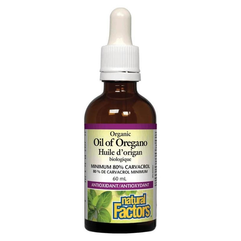 Natural Factors - Oil Of Oregano - Organic - 60 ml