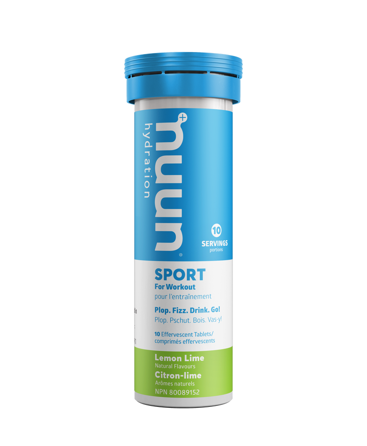 Nuun - Hydration Sport  - Lemon Lime - 10 Effervescent Tablets