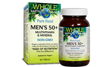 Whole Earth & Sea - Men's 50+ Multivitamin & Mineral - 60 Tabs