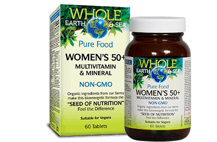Whole Earth & Sea - Women's 50+ Multivitamin & Mineral - 120 Tabs