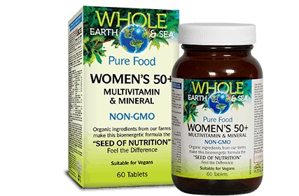 Whole Earth & Sea - Women's 50+ Multivitamin & Mineral - 60 Tabs