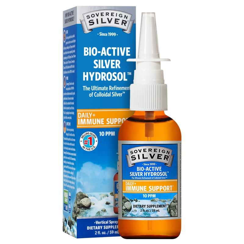 Sovereign Silver - Bio Active Silver Hydrosol - 59ml Vertical Spray