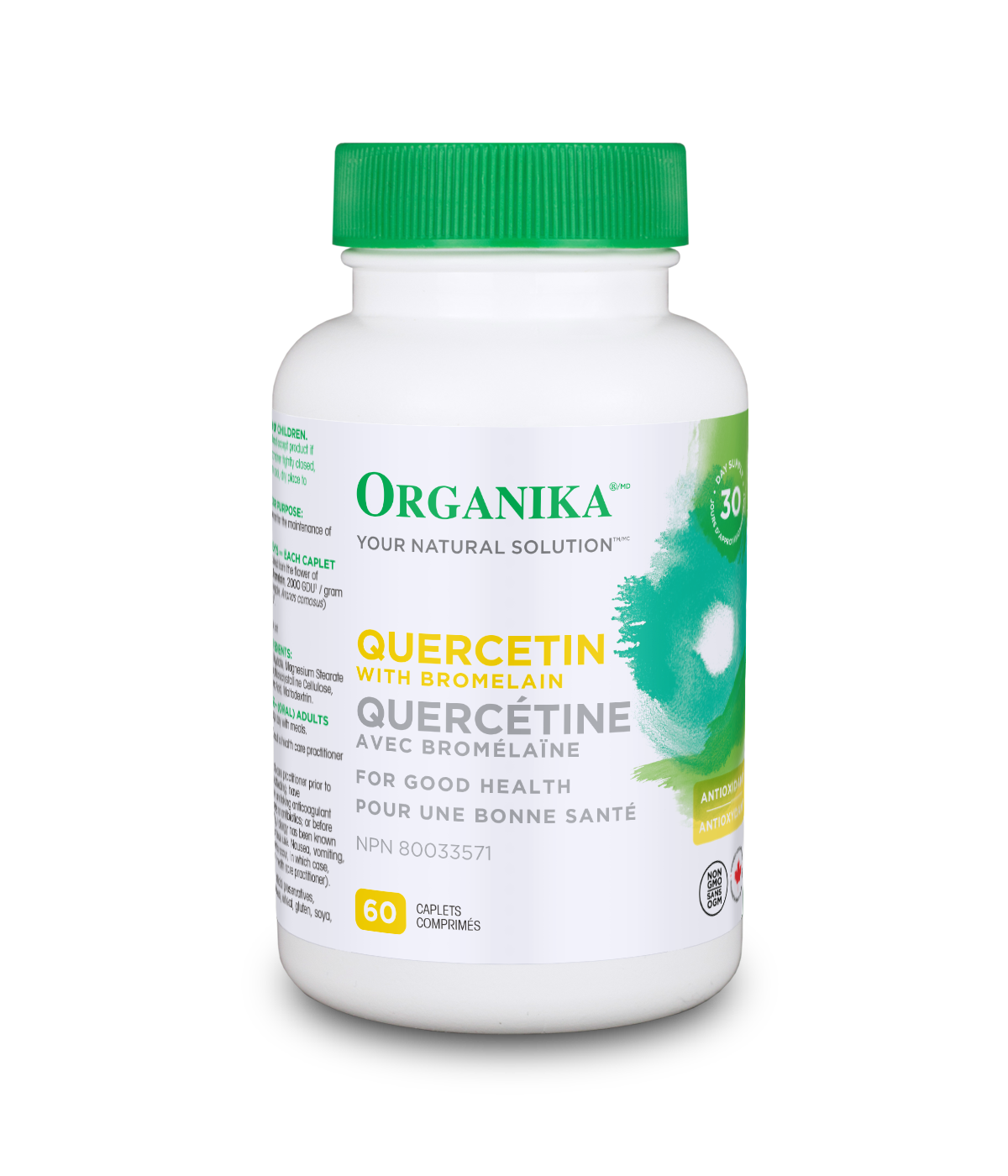 Organika - Quercetin w/ Bromelain 500mg - 120 Caps