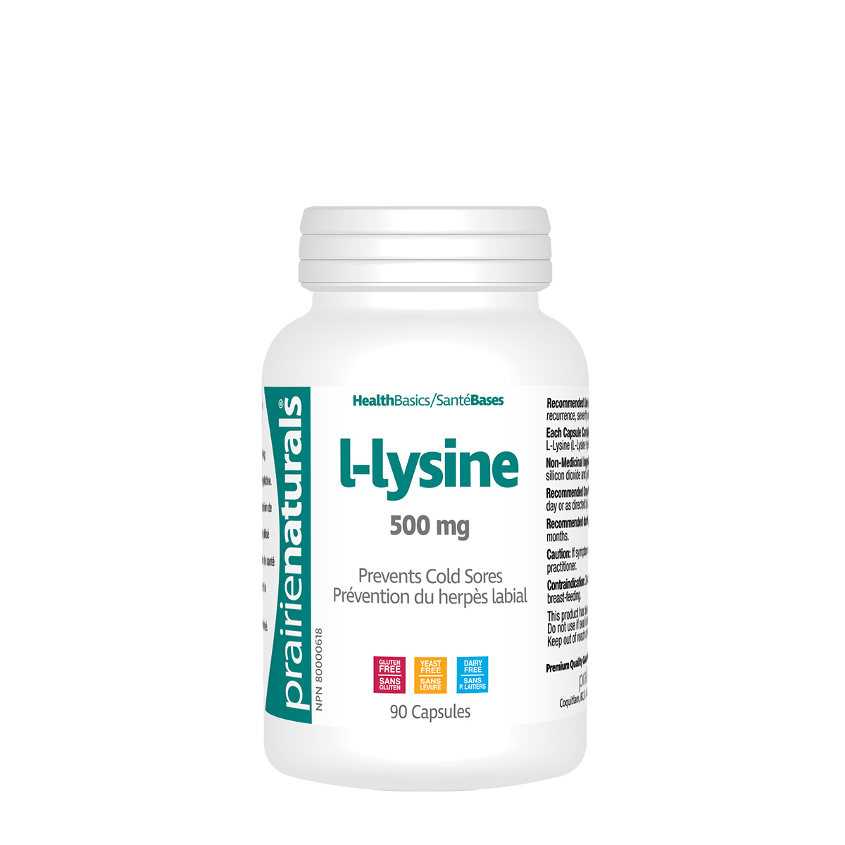 Prairie Naturals - L-Lysine 500 mg - 90 Caps