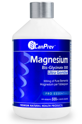 CanPrev - Magnesium Bis-Glycinate 300 Ultra Gentle - 500mL