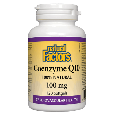 Natural Factors - Coenzyme Q10 100mg - 120 softgels