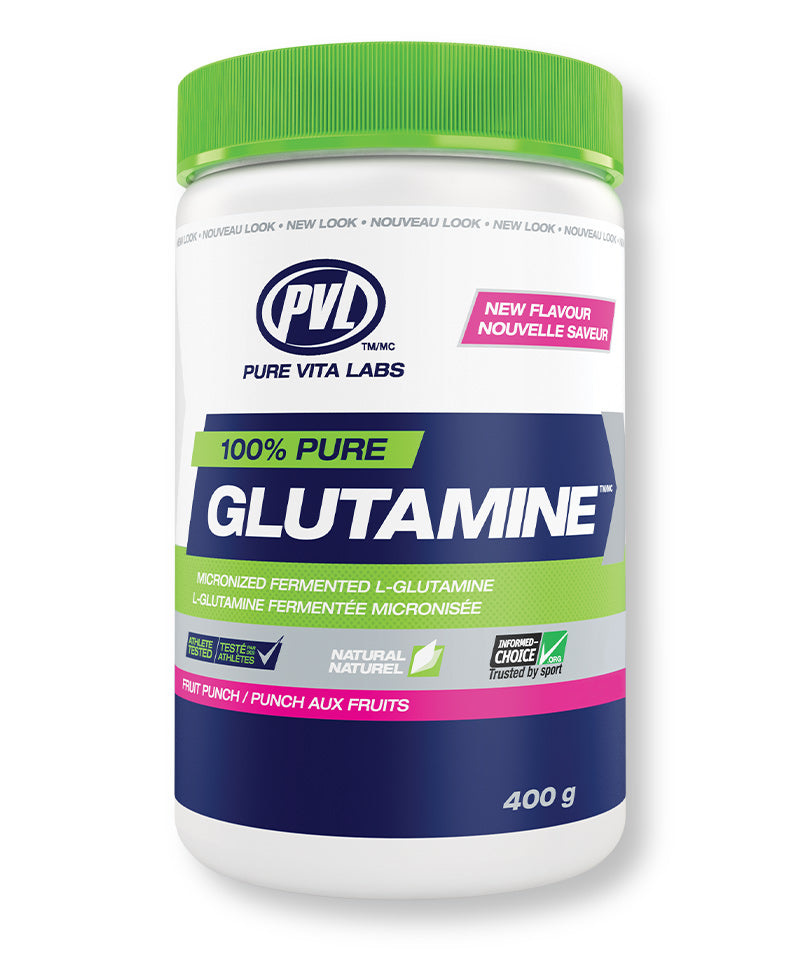 PVL - 100% Pure Glutamine - Fruit Punch - 400g