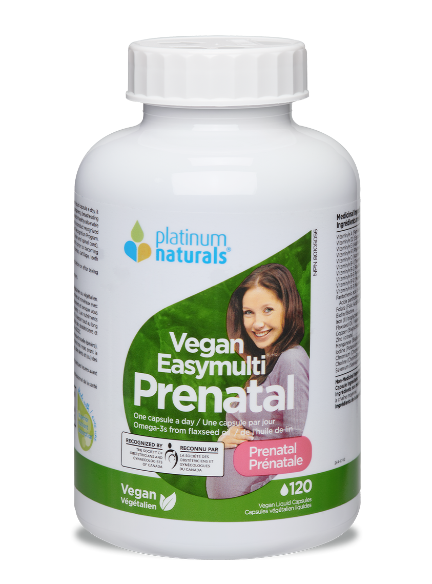 Platinum Naturals - Vegan Easymulti Prenatal - 120 softgels