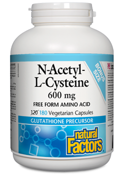 Natural factors - N-Acetyl-l-Cysteine 600 mg - 180 V-Caps