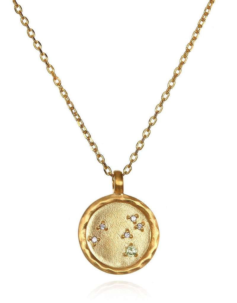 Leo Zodiac Gold Necklace Leo Zodiac Gold Necklace