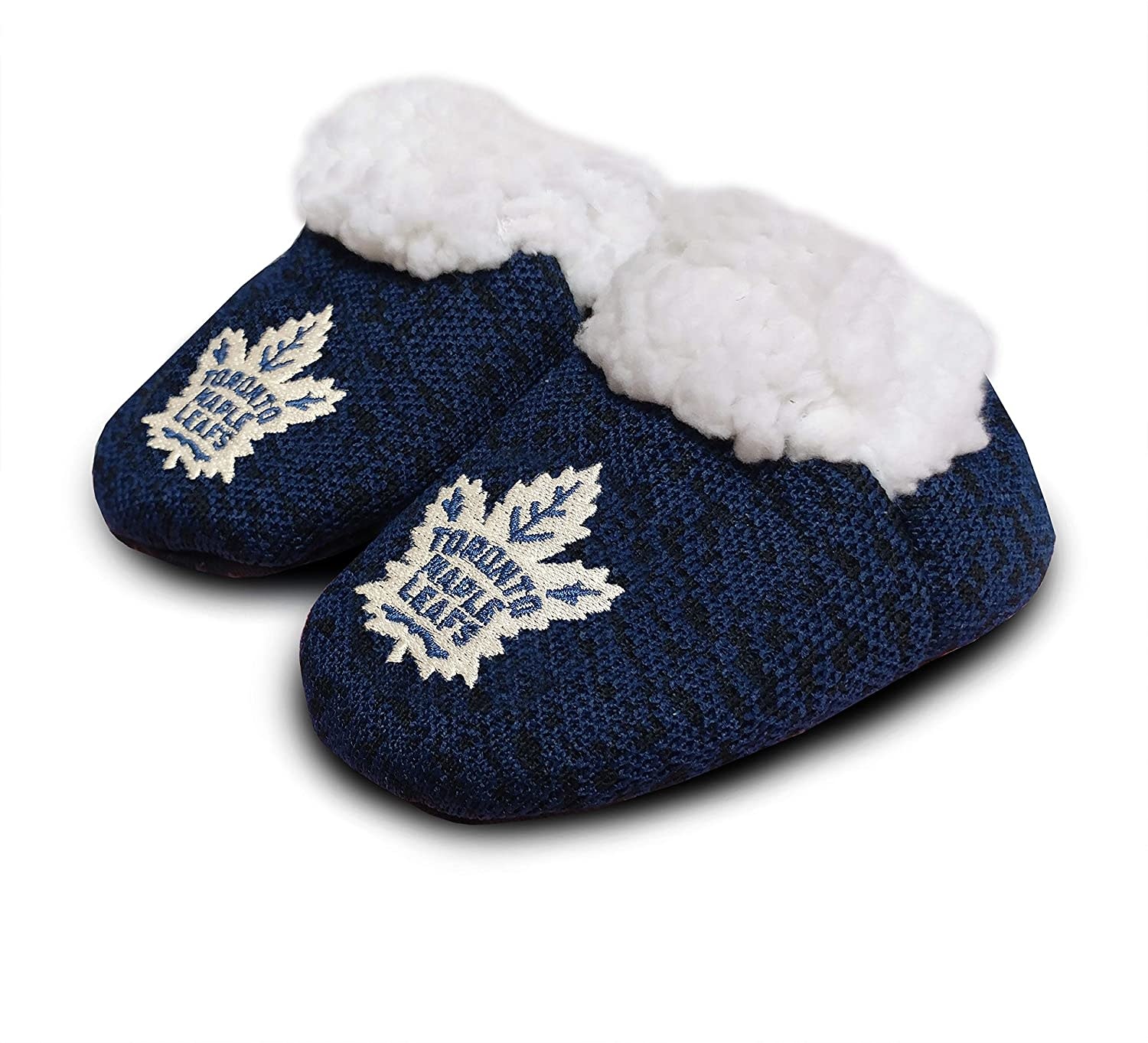 FOCO NHL-TO MAPLE LEAFS INFANT POLY KNIT SLIPPERS - Pre Game