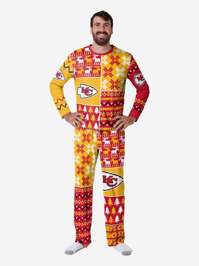 Kansas City Chiefs Cassette Tape Pajamas Set - Tagotee