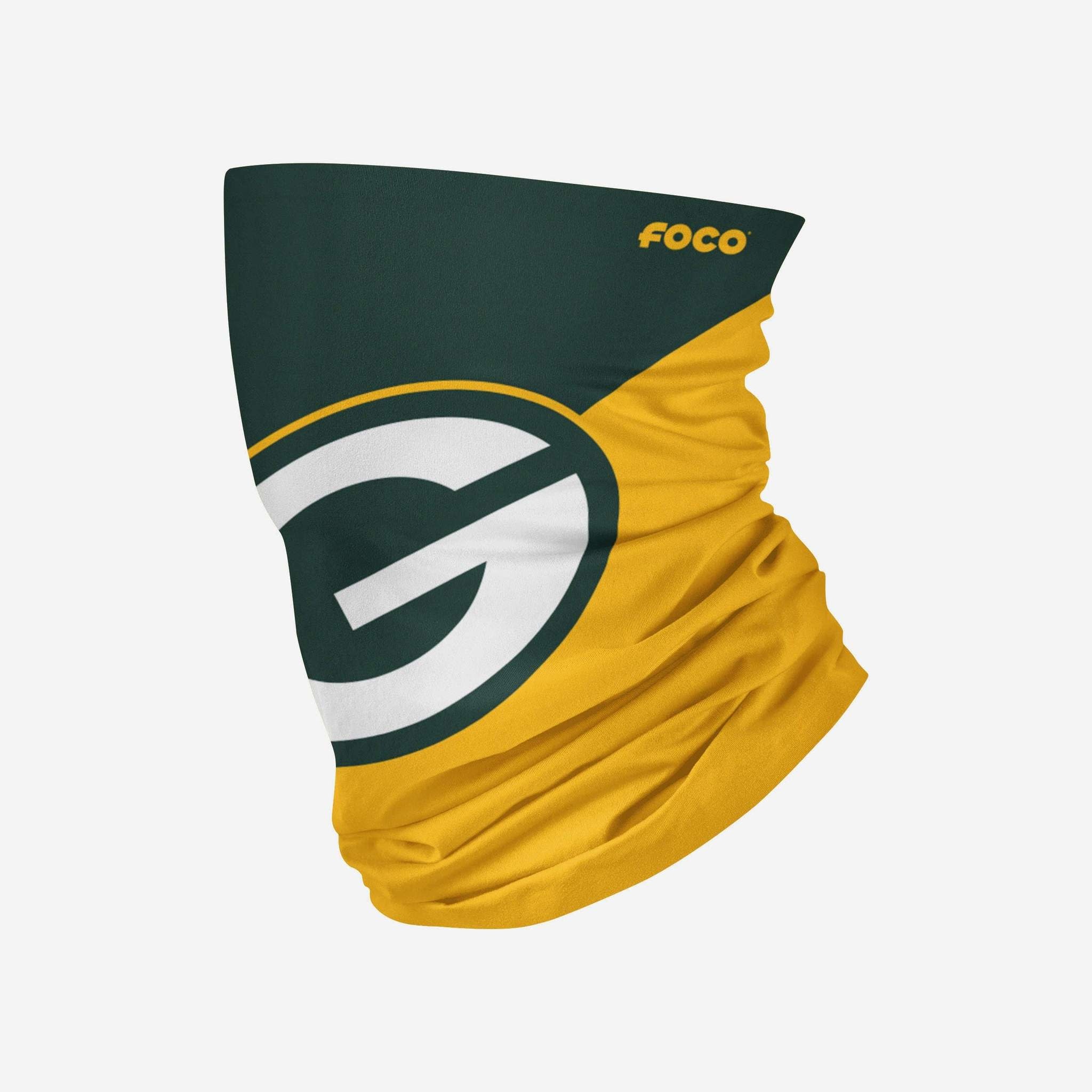 FOCO NFL-GB PACKERS BIG LOGO SIDELINE GAITER SCARF