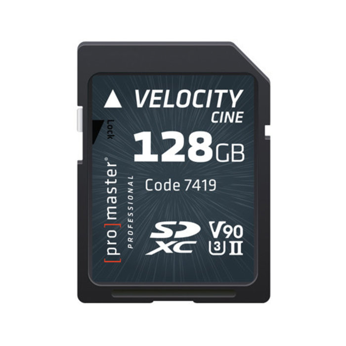 ProMaster Velocity CINE SDXC 128GB