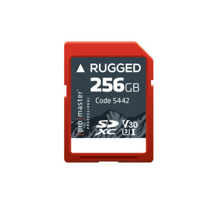 ProMaster Rugged SDXC 256gb UHS-I V30