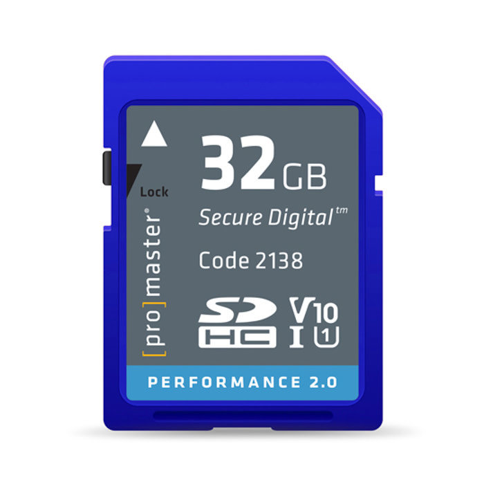 ProMaster Performance 2.0 SD Card 32GB - 163x