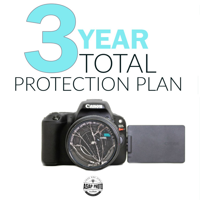 Total Protection Plan 3-Year Silver Warranty - Camera & Lens $1500-2500