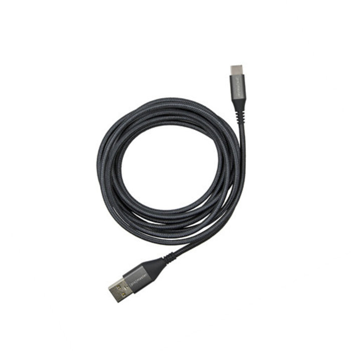 Promaster USB-C to USB-A Braided Cable 2m - Grey