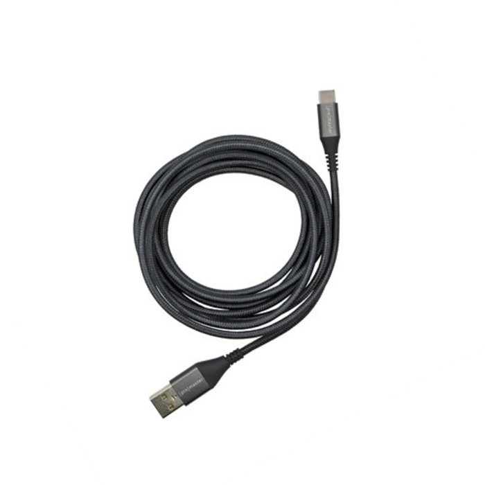 Promaster USB-C to USB-A Braided Cable 2m - Grey