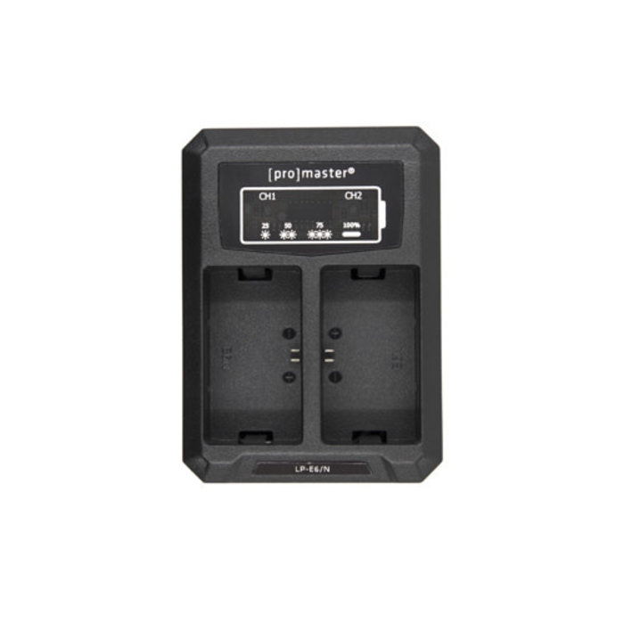 Promaster Dually Charger - USB for Canon LP-E6(N)