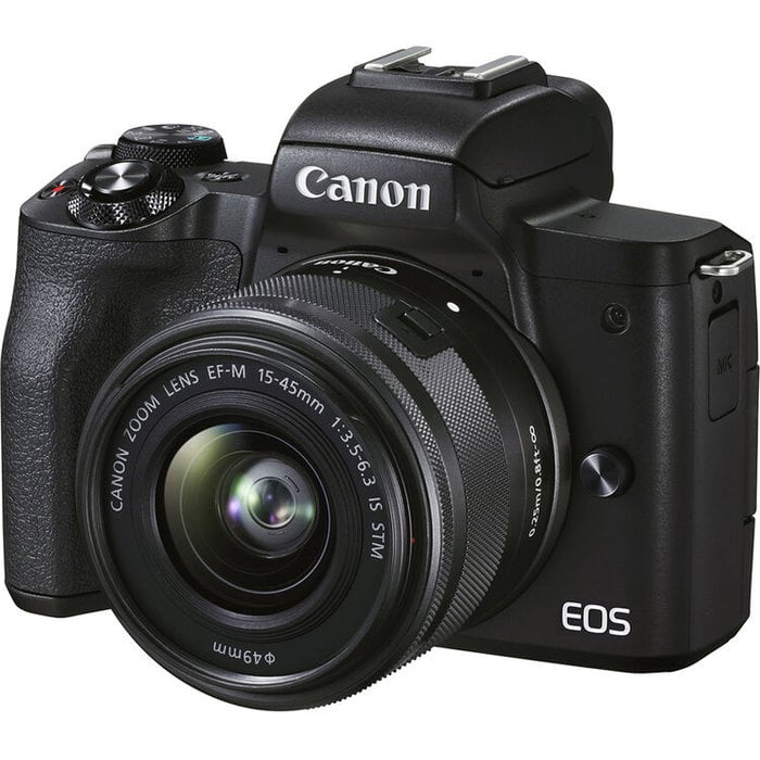 Canon EOS M50 Mark II Mirrorless Digital Camera with 15-45mm