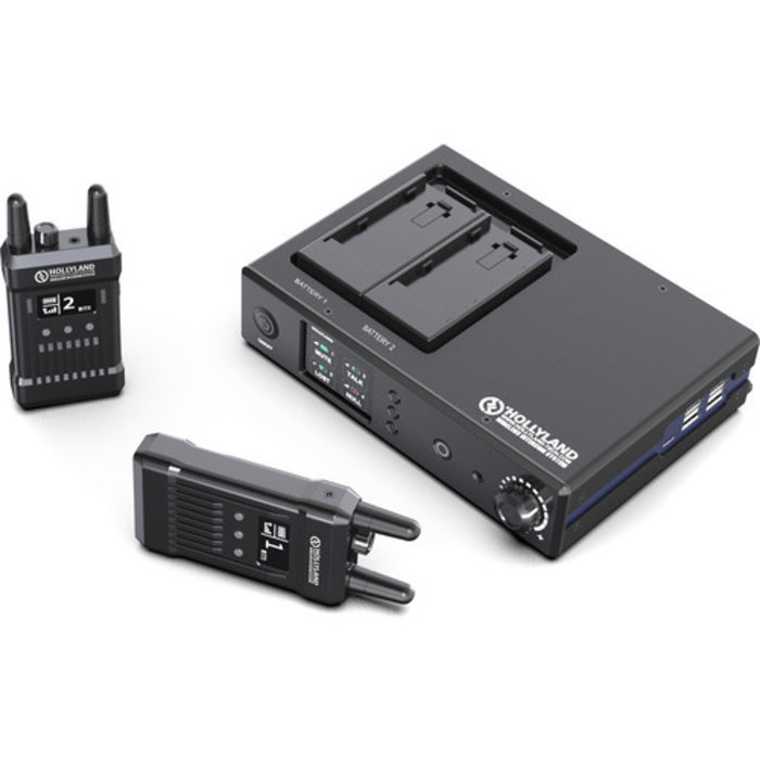 Hollyland Mars T1000 Full-Duplex Intercom System with Four Beltpack Transceivers