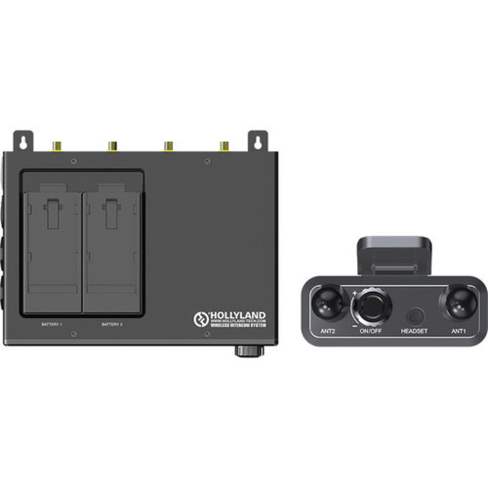 Hollyland Mars T1000 Full-Duplex Intercom System with Four Beltpack Transceivers