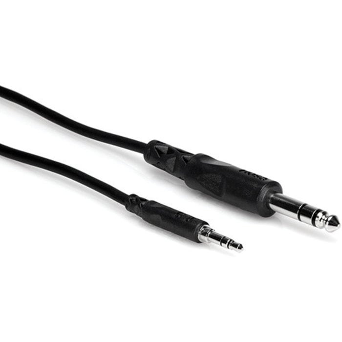 Hosa CMS-110 Stereo Interconnect Cable - 3.5mm TRS Male to 1/4-inch TRS Male - 10 foot