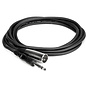 Hosa Technology Stereo 1/4" Male to 3-Pin XLR Male Interconnect Cable - 10