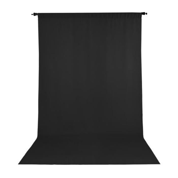 ProMaster 10x20 Solid Muslin Backdrop - Black
