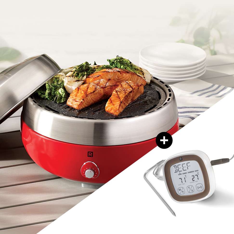 <strong>Buy the new barbecue</strong><span>As a gift: a digital cooking thermometer</span>