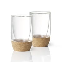 Ensemble de verres à parois doubles