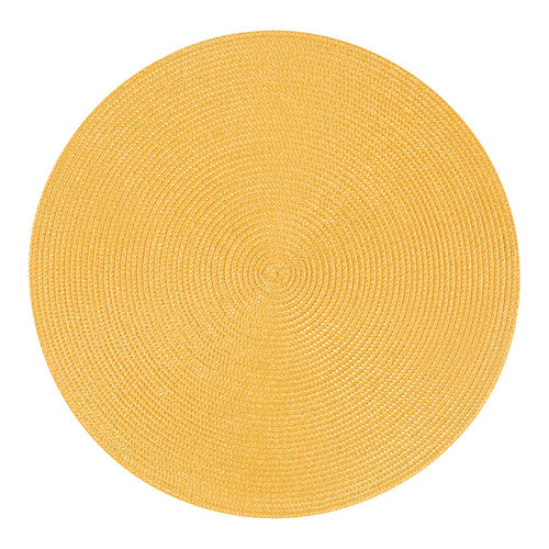 Napperon rond couleur miel