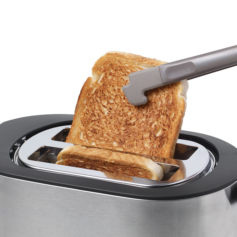 Pince à toast en bambou de 15,2 cm, petite pince à grille-pain en