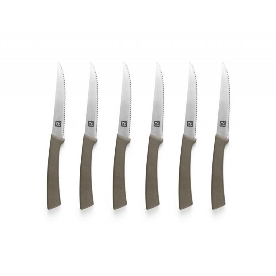 Set of 6 Stainless Steel Steak Knives - Photo 0