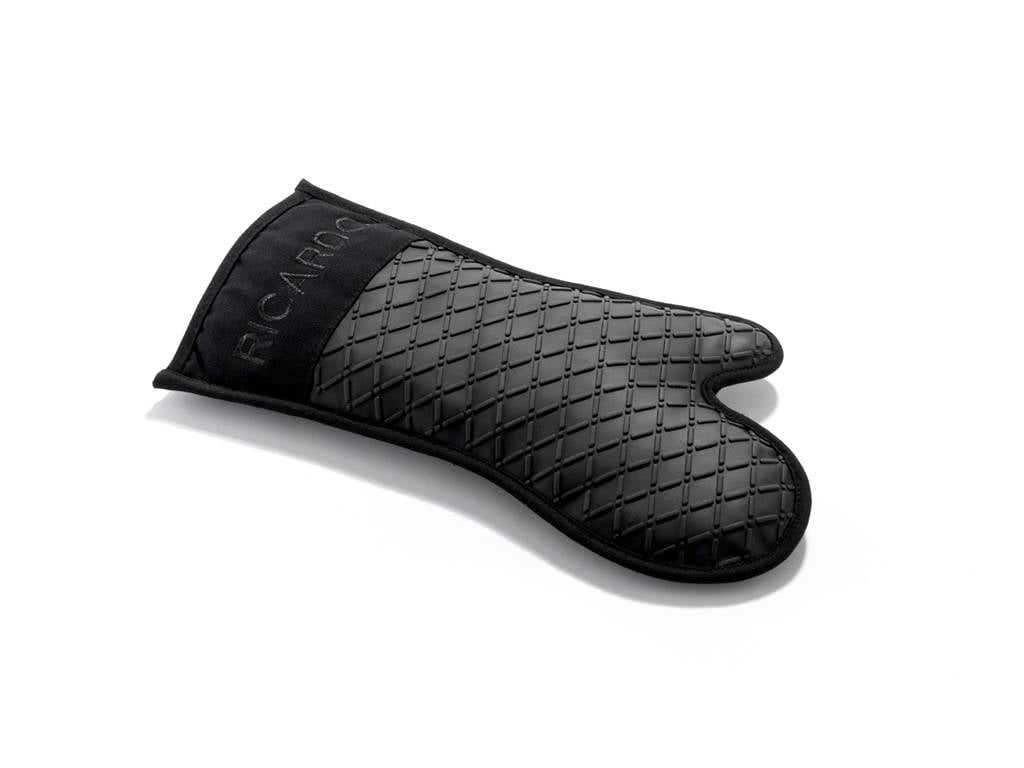 RICARDO Black Silicone BBQ Mitt