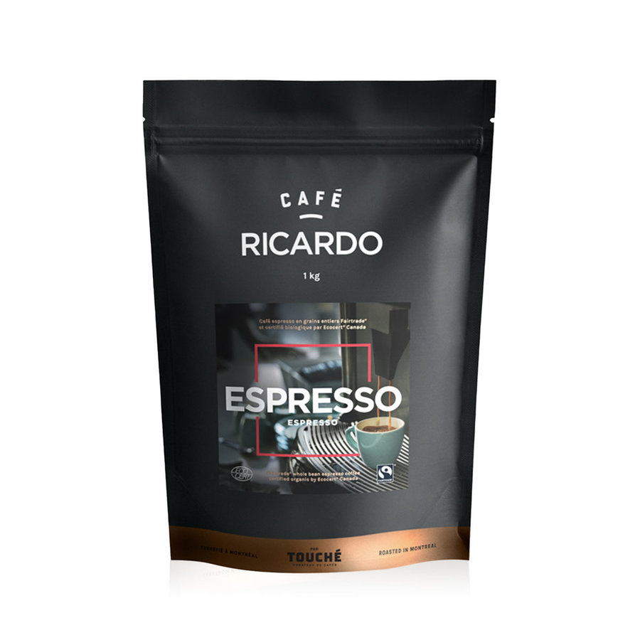 Bag of RICARDO Espresso Coffee, 1 kg - Photo 0