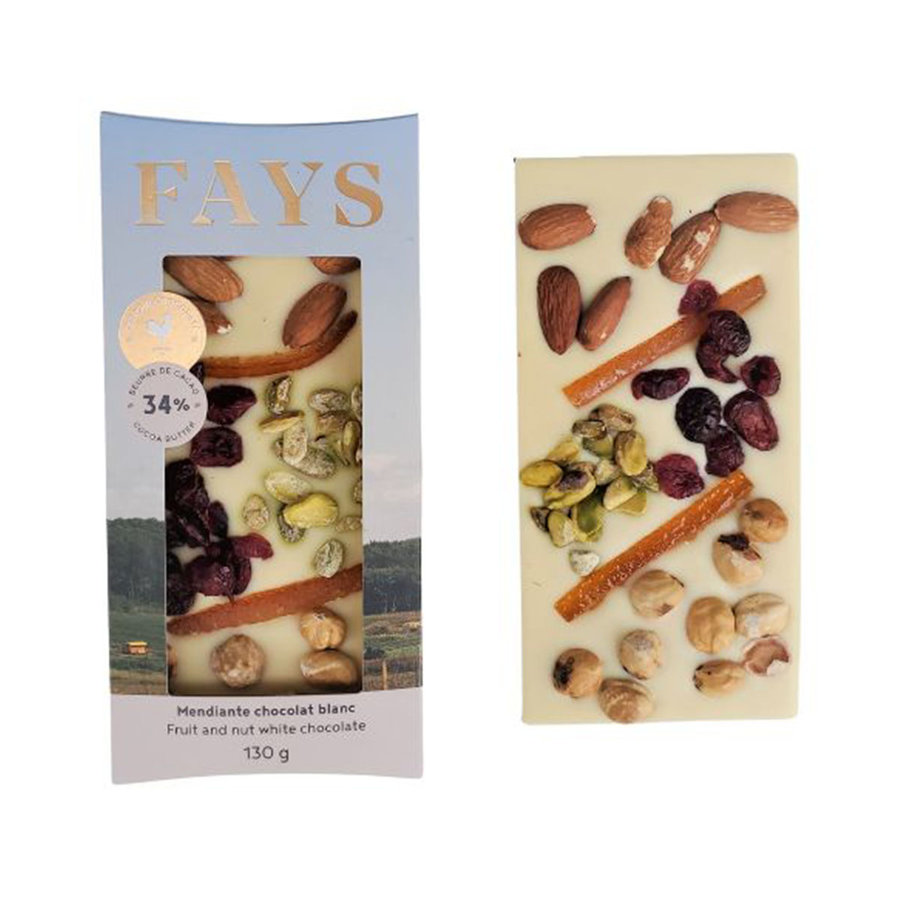 Fays white chocolate fruit and nut bar - Photo 0
