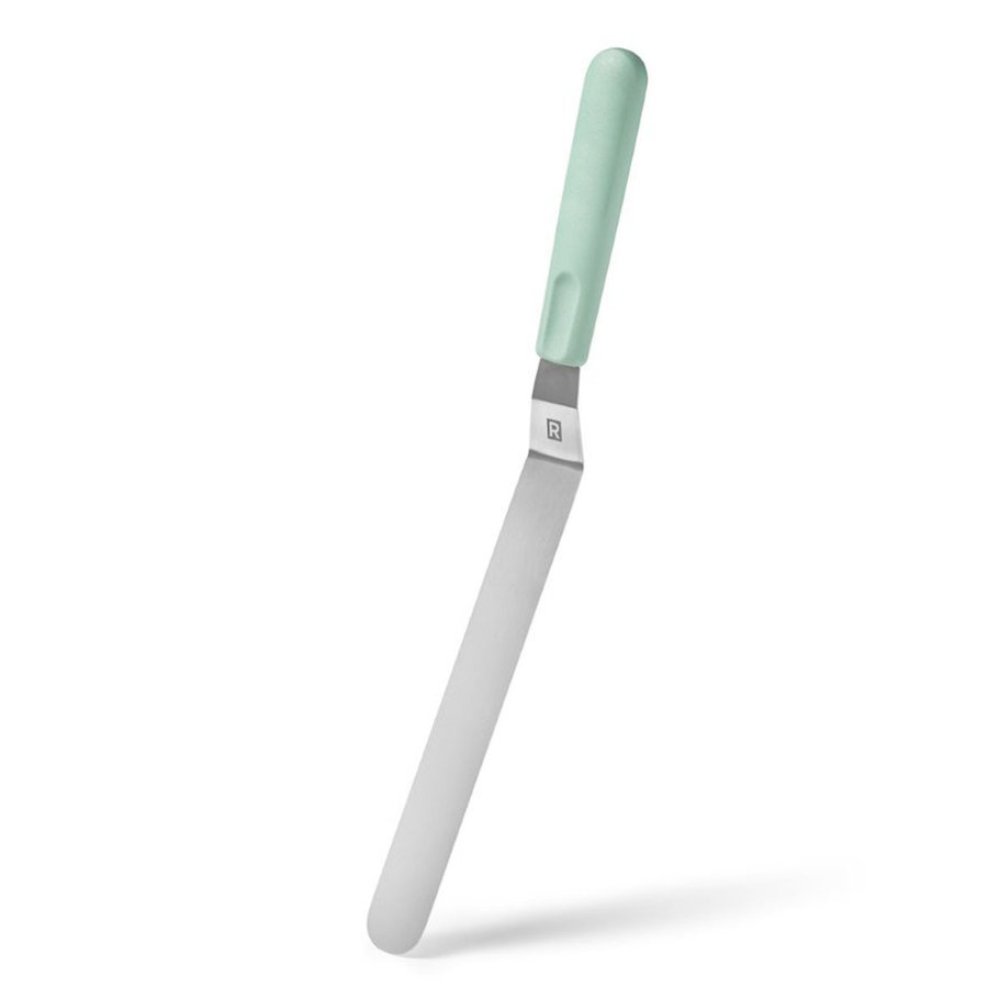 Tatum88 Spatule à pâtisserie - Spatule à glaçage - Spatule coudée et droite  - Couteau à glaçage lisse et à pâtisserie - Acier inoxydable (15,2 cm) 