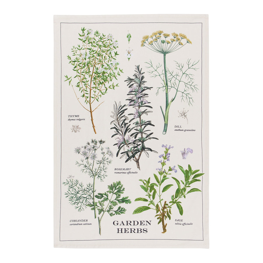 Garden Herbs Printed Dishtowel - Photo 0