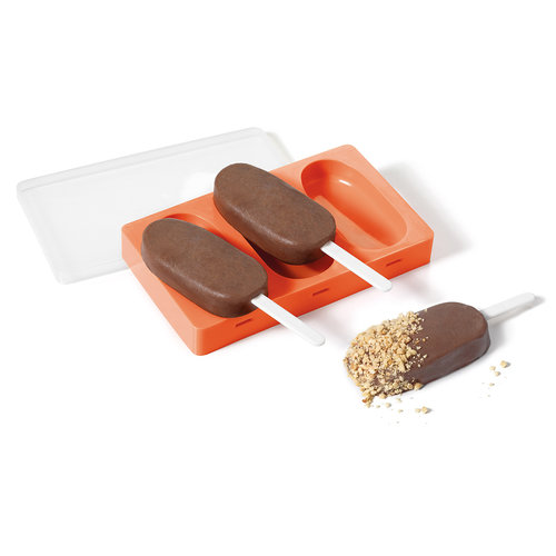 Moule à sucettes glacées en silicone, forme arrondie RICARDO