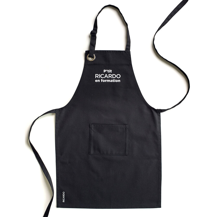 Ricardo black apron for kids - Photo 0