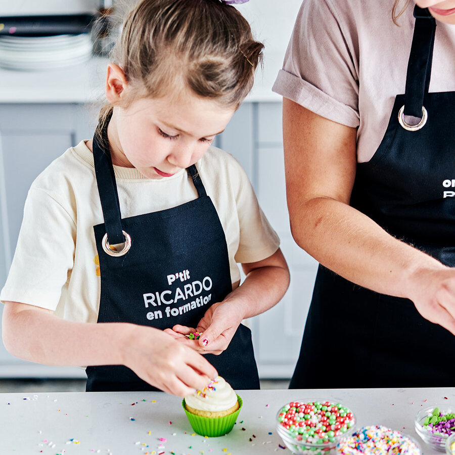 Ricardo black apron for kids - Photo 2