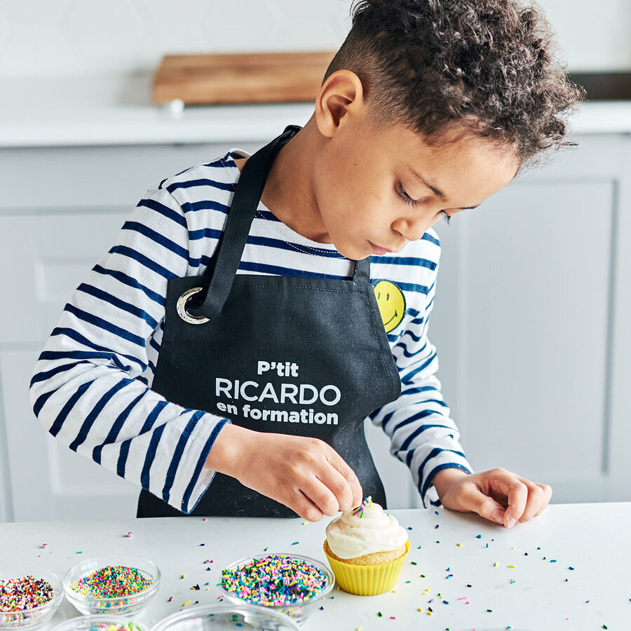Ricardo black apron for kids - Photo 4