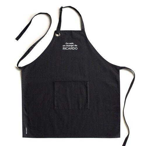 Ricardo black adult apron