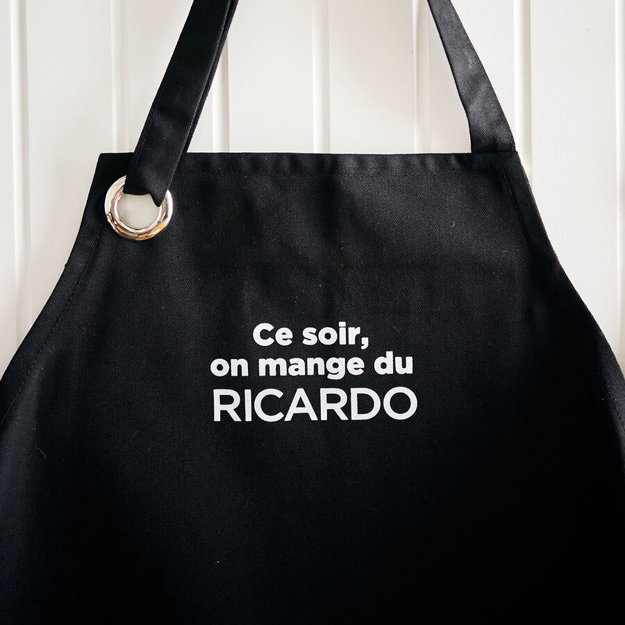 Tablier RICARDO noir adulte NO LIMITS DESIGN - Photo 1