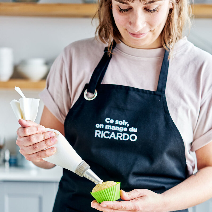 Ricardo black adult apron - Photo 3