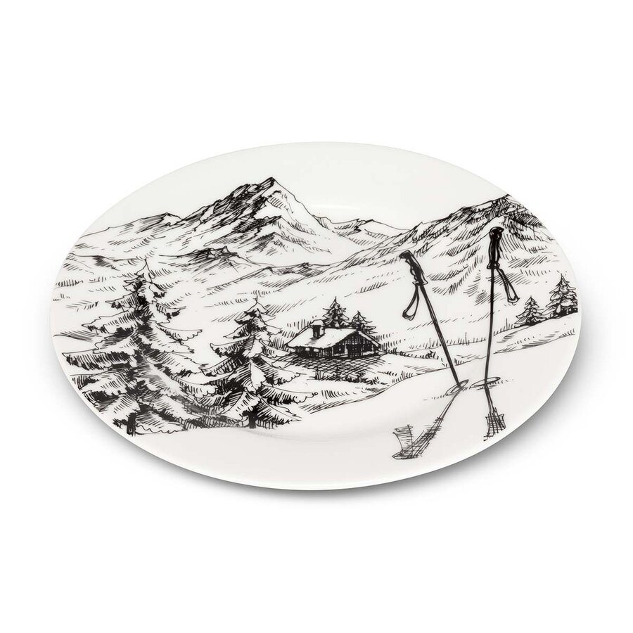 Winter Landscape Small Plate - Photo 1