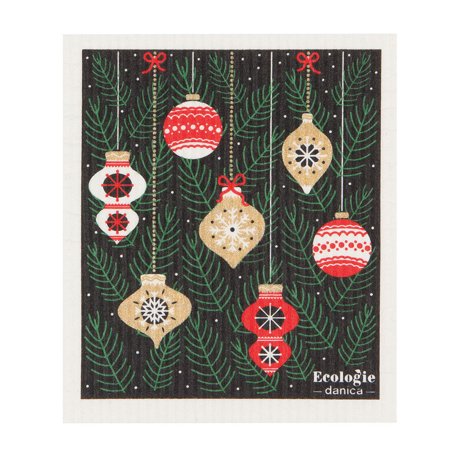 Chiffon éponge à imprimé de Noël festif - Photo 0